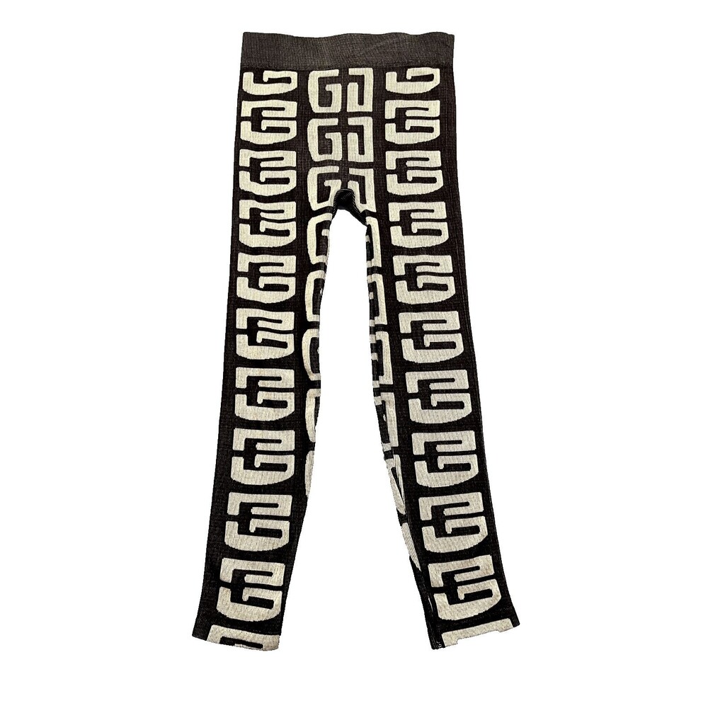 AQ-Sport Aztec Legging Size S/M Boho (26") Brown/Beige